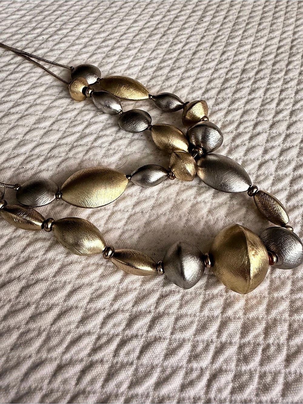 Chico’s Mixed Metal Statement Necklace